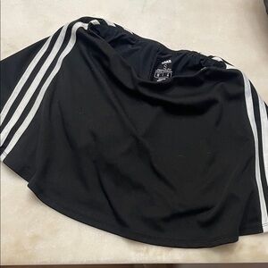 Adidas Black Skort with White Accents